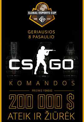 Global eSports Cup CS:GO 1-ojo sezono finalas (II diena)